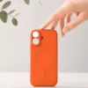 Futrola Soft Touch MagSafe za iPhone 16 Pro narandzasta