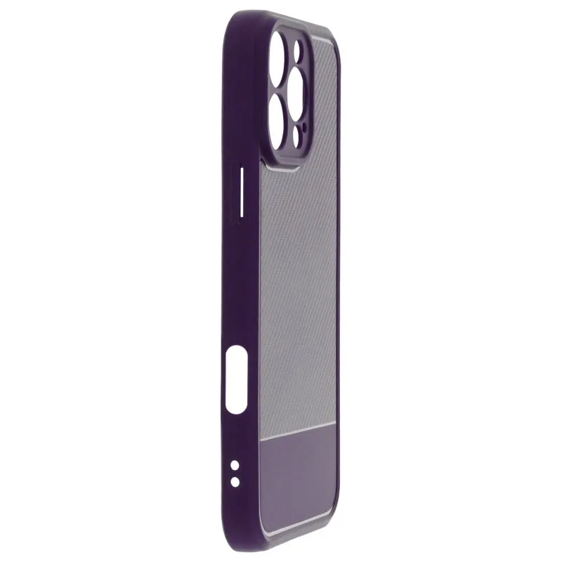 Futrola SIMPLE CARBON za iPhone 16 Pro 6,3" ljubicasta