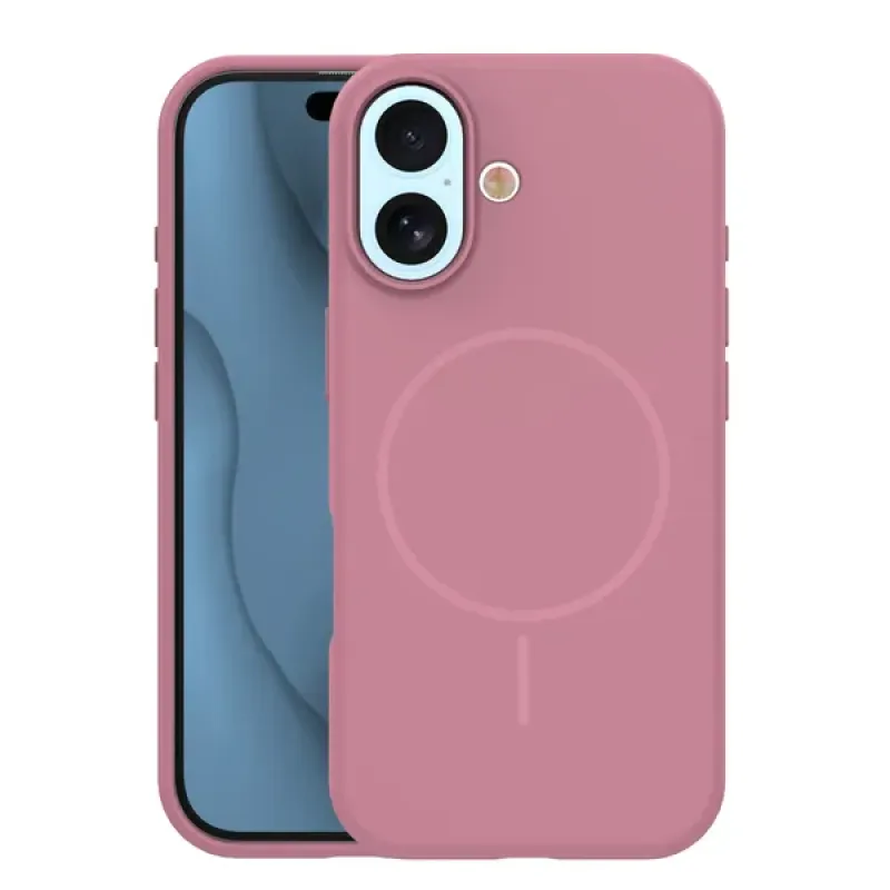 Futrola SILICONE THIN MAG za iPhone 17 / 18 6,3" roze