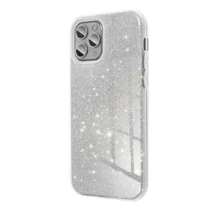 Futrola SHINING CASE (Glitter 3in1) za Samsung Galaxy A17 4G / A17 5G srebrna