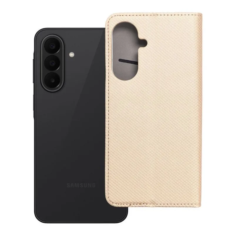 Futrola flip SMART CASE BOOK za Samsung Galaxy A27 zlatna