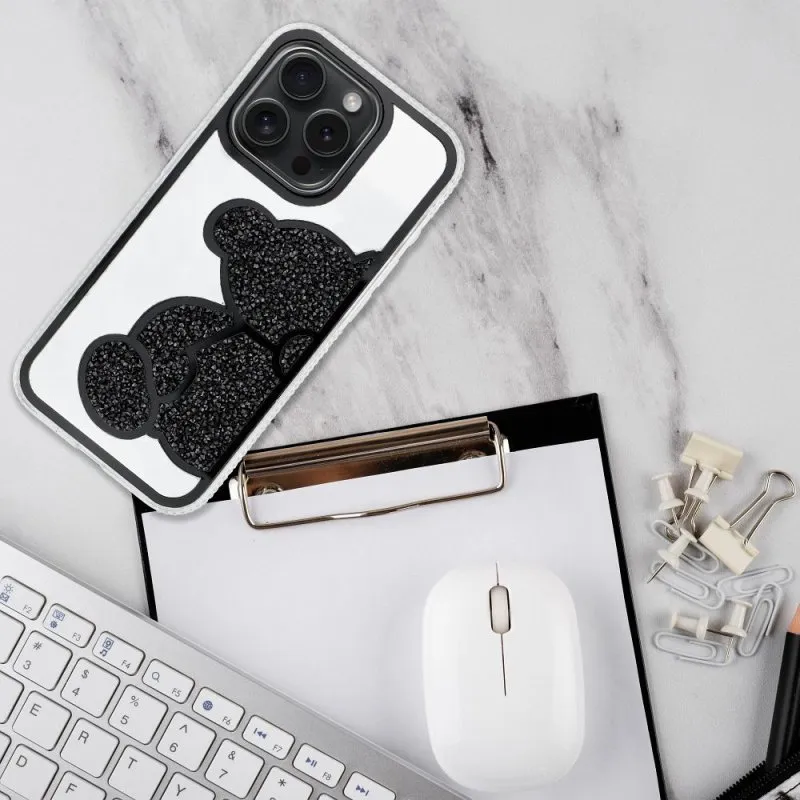 Futrola TEDDY BEAR za iPhone 17 Pro / 18 Pro crna
