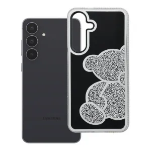 Futrola TEDDY BEAR za Samsung Galaxy S25 FE srebrna