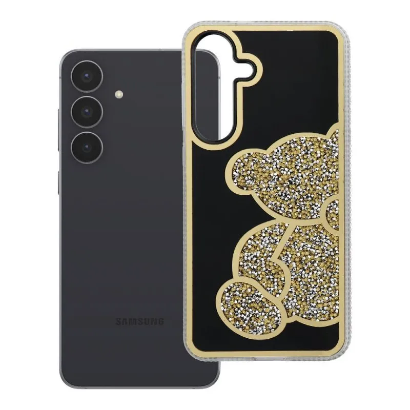 Futrola TEDDY BEAR za Samsung Galaxy S25 FE zlatna