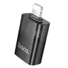 OTG adapter Lightning na USB-A Hoco UA36 crni providni