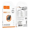 OTG adapter Lightning na USB-A Hoco UA36 crni providni