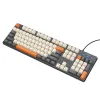Zicna tastatura QWERTY Hoco GM61 trobojna bela / siva / narandzasta