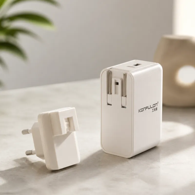 Adapter KONFULON C75 GAN 3.0 PD 65W bela