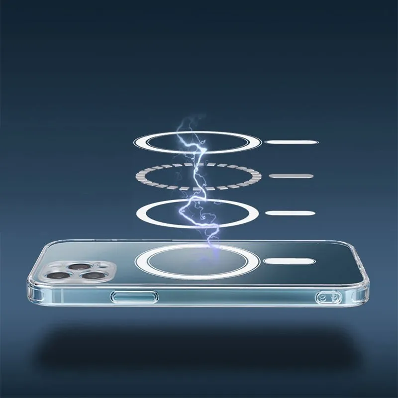 Futrola ANTI SHOCK 1.5 mm MagSafe za Samsung Galaxy S26 Ultra providna sa velikim otvorom za kameru