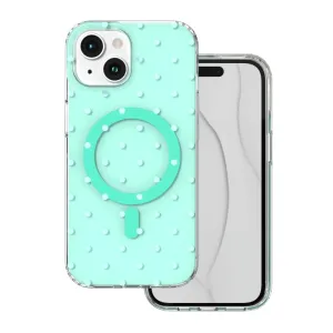Futrola Bubble Dots Mag za iPhone 15 (6.1) zelena