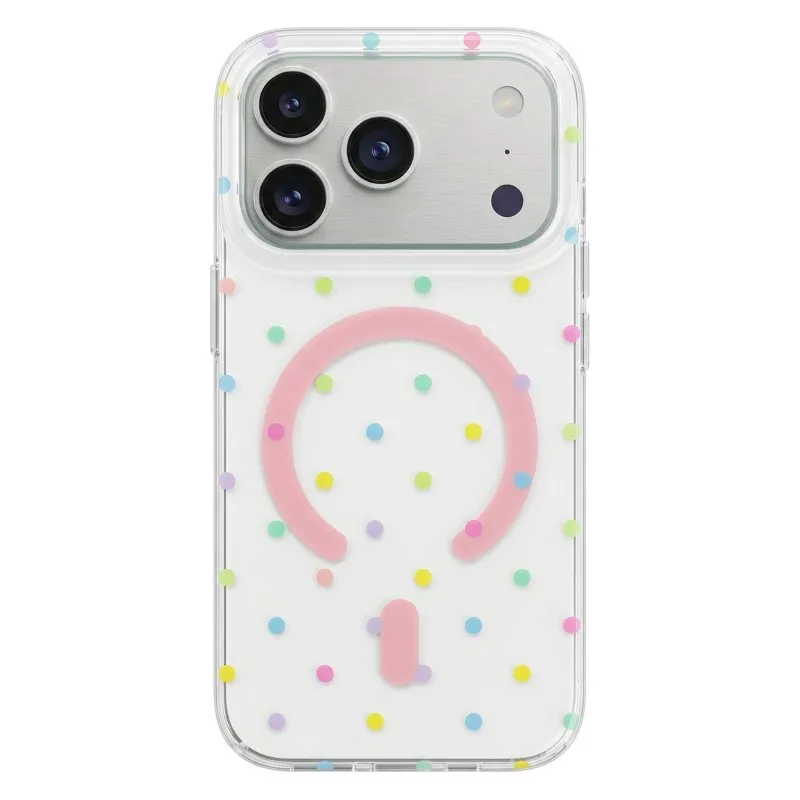 Futrola Bubble Dots Mag za iPhone 15 Pro (6.1) bela