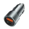 Auto punjac BWOO BO-CC73 PD 38W 1x USB-C / 1x USB-A srebrni