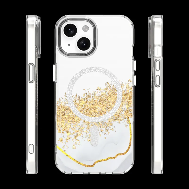 Futrola EPOXY MAG za iPhone 15 (6.1) bela