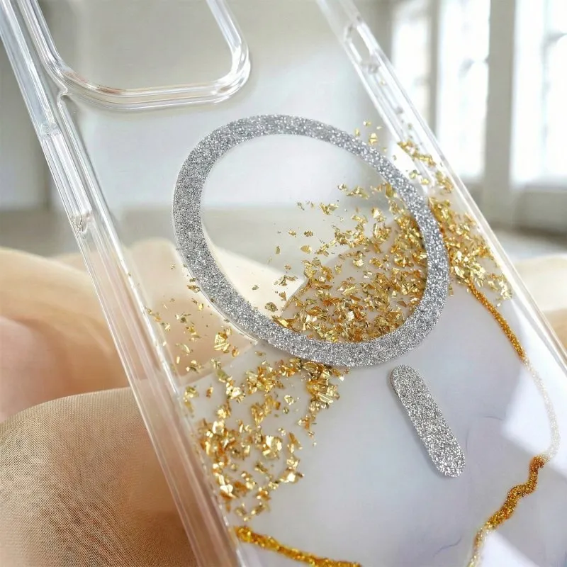 Futrola EPOXY MAG za iPhone 15 (6.1) bela