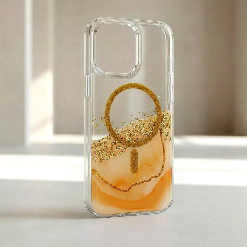 Futrola EPOXY MAG za iPhone 16 Pro (6.3) narandzasta