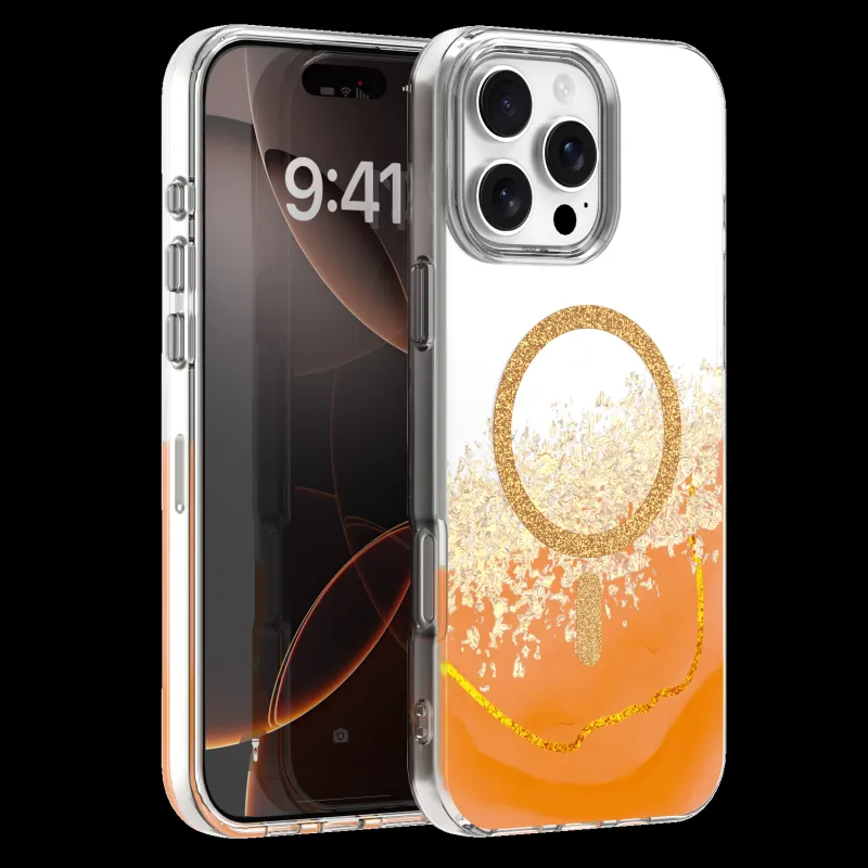 Futrola EPOXY MAG za iPhone 16 Pro Max (6.9) narandzasta