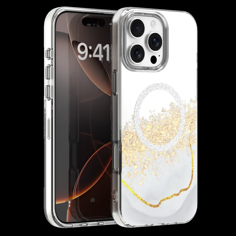 Futrola EPOXY MAG za iPhone 16 Pro Max (6.9) bela