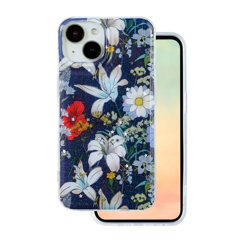 Futrola Glow Glam za iPhone 15 (6.1) plava