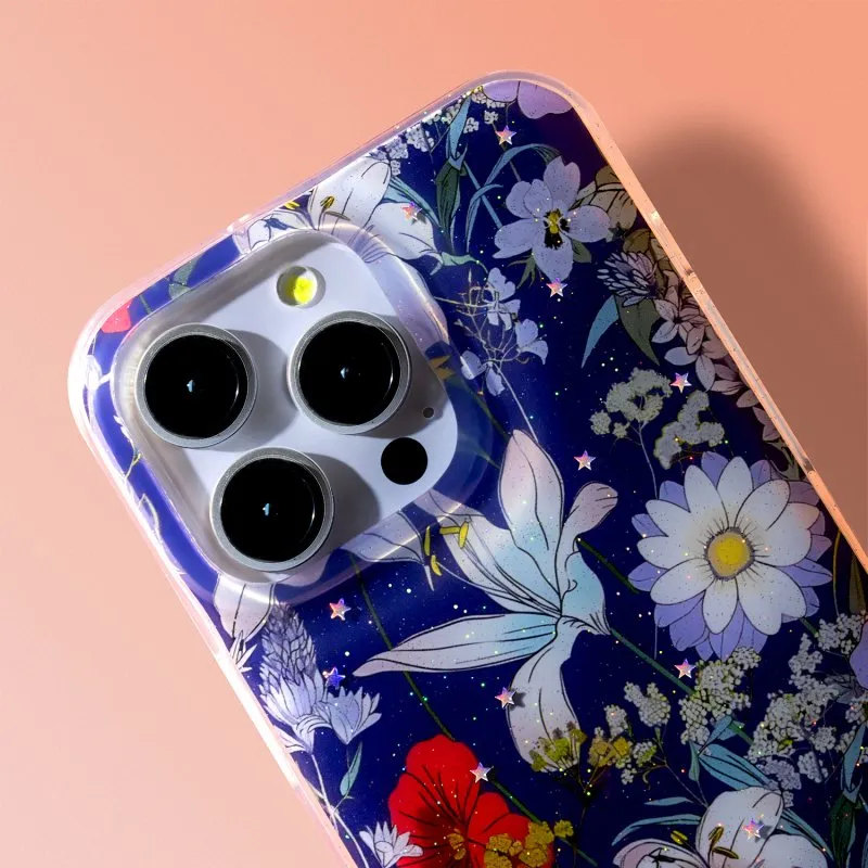 Futrola Glow Glam za iPhone 15 Pro (6.1) plava