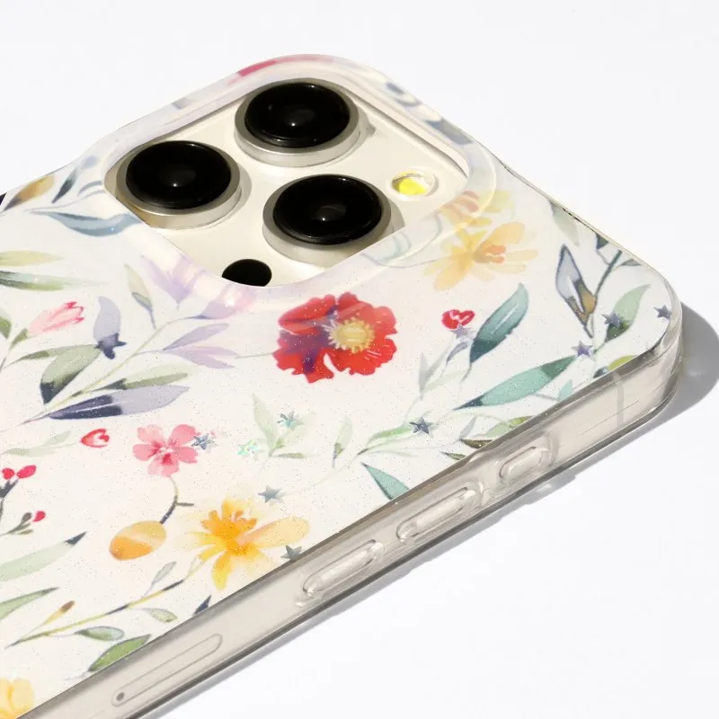 Futrola Glow Glam za iPhone 15 Pro (6.1) bela