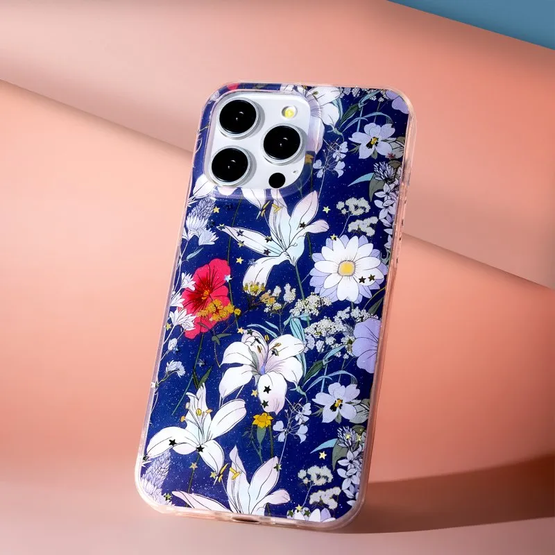 Futrola Glow Glam za iPhone 16 (6.1) plava