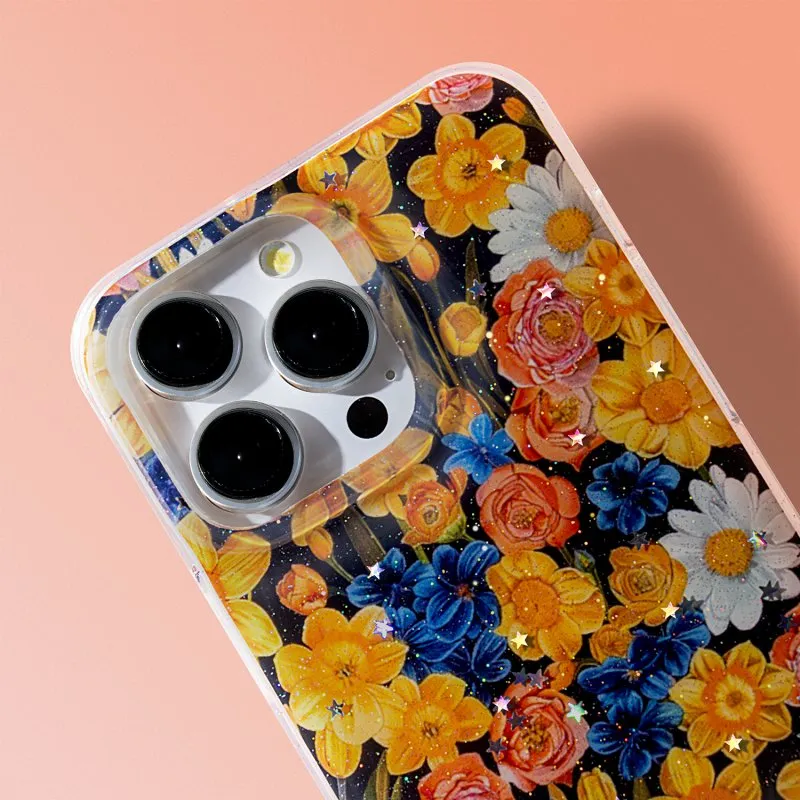 Futrola Glow Glam za Xiaomi Redmi 15 4G EU / 15 5G narandzasta
