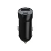 Auto punjac Maxlife MXCC-04 PD QC 20W 1x USB-C / 1x USB crni + USB-C na USB-C kabl 60W