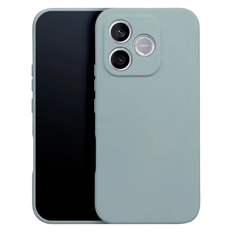 Futrola SILICONE CASE za Honor 600 Lite srebrna