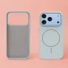Futrola SILICONE THIN MAG za iPhone 17 Pro / iPhone 18 Pro (6.3) srebrna