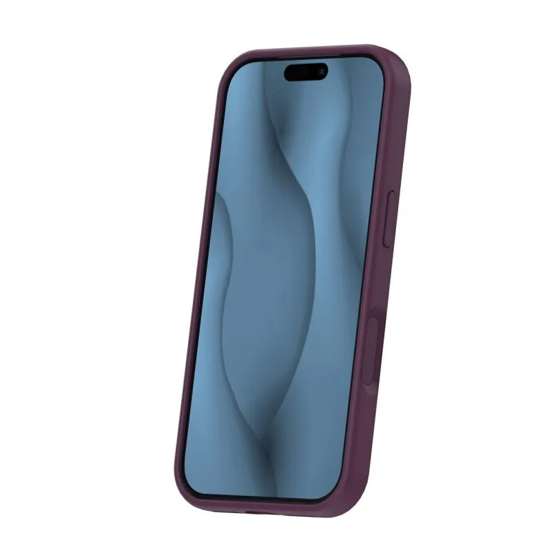 Futrola SILICONE THIN MAG za iPhone 17 Pro / iPhone 18 Pro (6.3) tamna visnja
