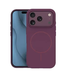 Futrola SILICONE THIN MAG za iPhone 17 Pro Max / iPhone 18 Pro Max (6.9) tamna visnja
