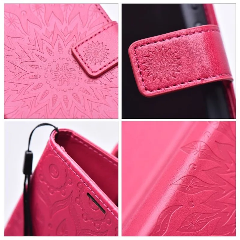 Futrola flip MEZZO BOOK za Samsung Galaxy A27 mandala magenta