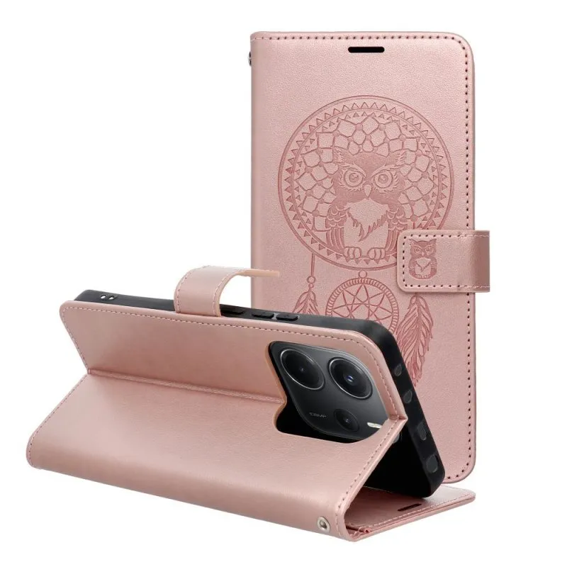 Futrola flip MEZZO BOOK za Samsung Galaxy A57 5G hvatac snova roze zlatna