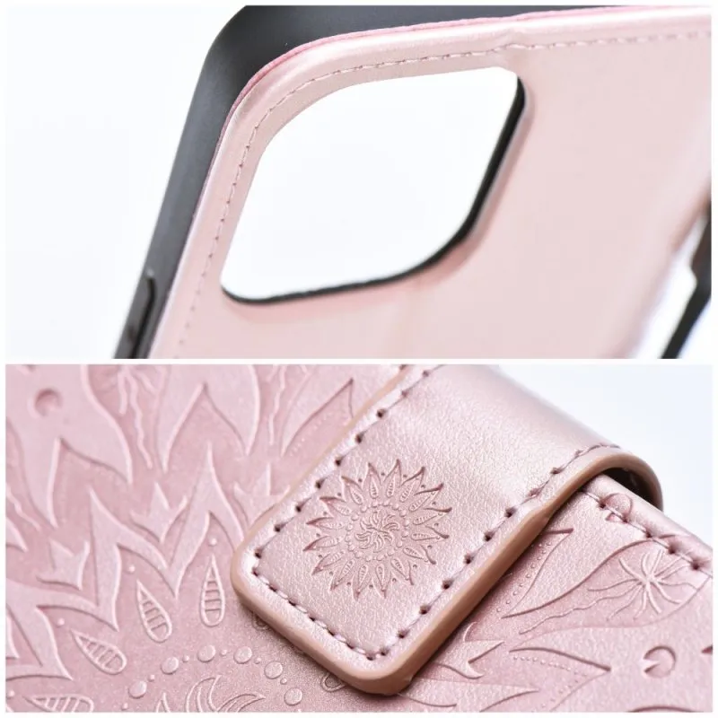 Futrola flip MEZZO BOOK za Samsung Galaxy A57 5G mandala roze zlatna