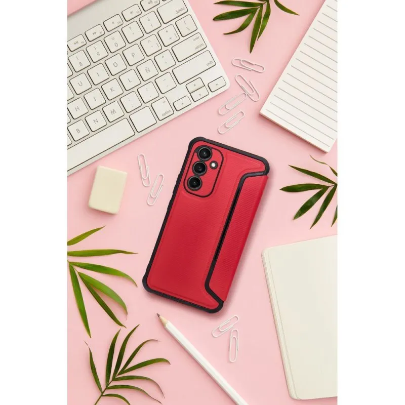 Futrola flip RAZOR BOOK za Samsung Galaxy A17 5G crvena