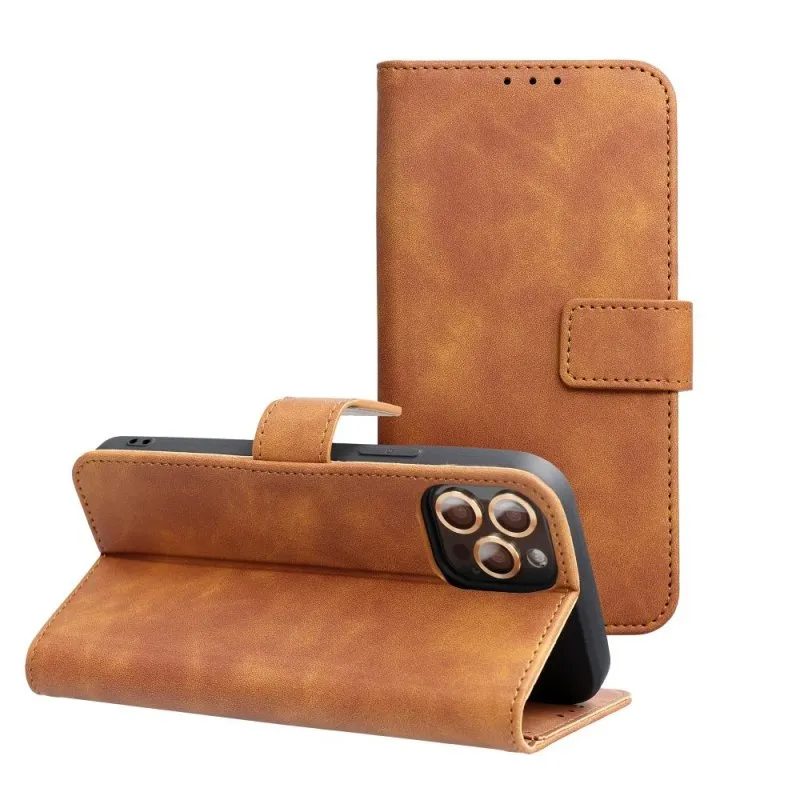 Futrola flip TENDER CASE za Xiaomi Redmi Note 15 Pro Plus 5G braon
