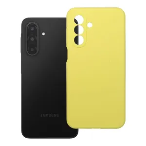 Futrola SILICONE 2mm sa zastitom kamere za Samsung Galaxy A17 / A18 zuta