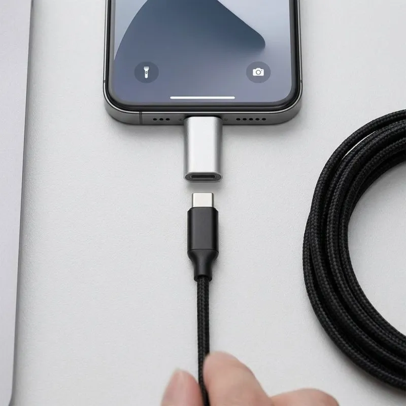 Adapter Micro USB na USB-C BLUE STAR beli