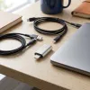 Adapter USB-C na Lightning BLUE STAR beli