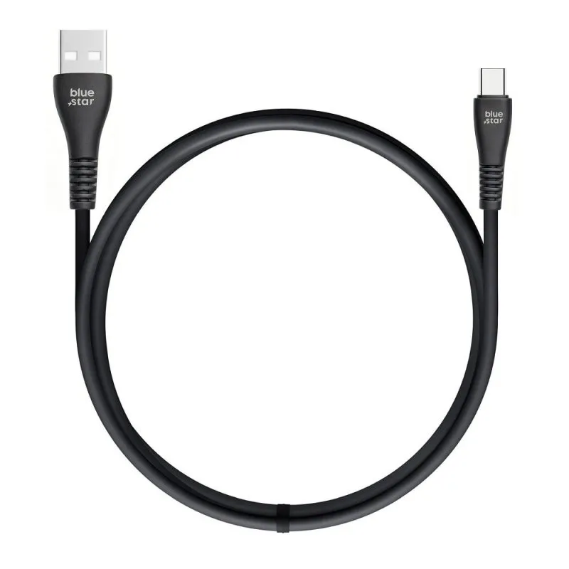 Kabl USB-A na USB-C BLUE STAR 2A 12W 1 m PJ-DG4-A crni