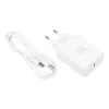 Kucni punjac BLUE STAR USB-C QC4.0 PD 3A 35W + kabl USB-C na USB-C TFB-TC-25WPD beli