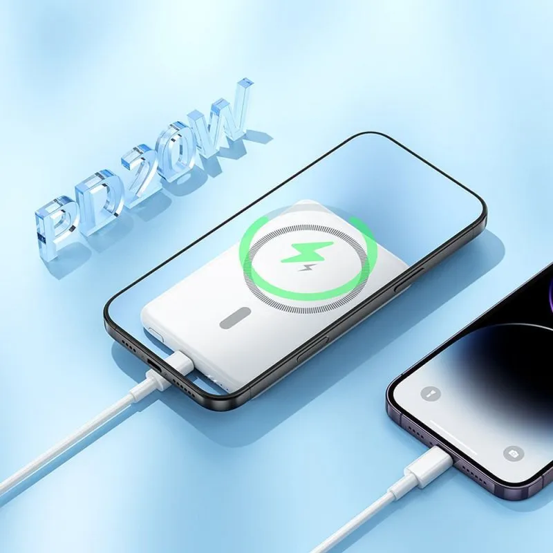 Power bank Hoco MagSafe 5000 mAh QC PD 2A 20W Ultra Slim J140A beli