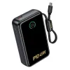 Power bank Hoco 20000 mAh QC PD 2A 45W sa ugrađenim USB-C kablom Q54 metal sivi