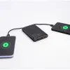 Power bank Forcell F-Energy F10K6 Multicharge 10000 mAh PD QC3.0 3A 22,5W sa ugrađenim USB-C i Lightning kablovima crni