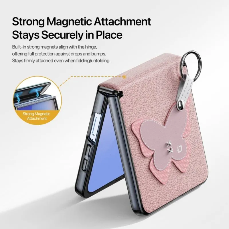 Futrola DUX DUCIS LUVY za Samsung Galaxy Z Flip 7 roze