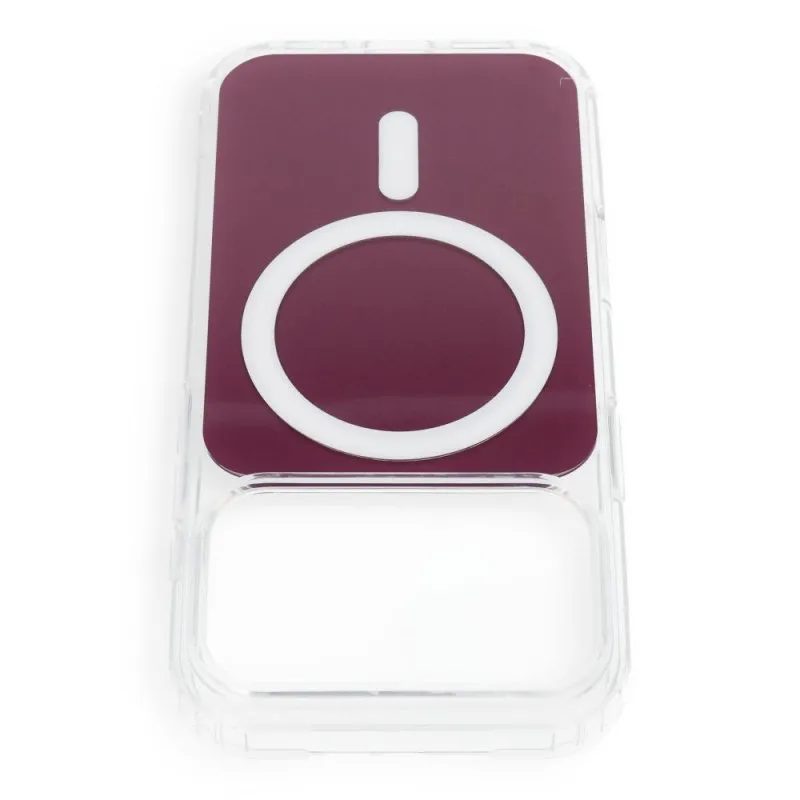 Futrola Clear Fusion Mag Cover MagSafe za iPhone 18 Pro / 17 Pro bordo