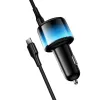Auto punjac Hoco USB-A + 2x USB-C PD QC3.0 37W + kabl USB-C na USB-C Z69A crni