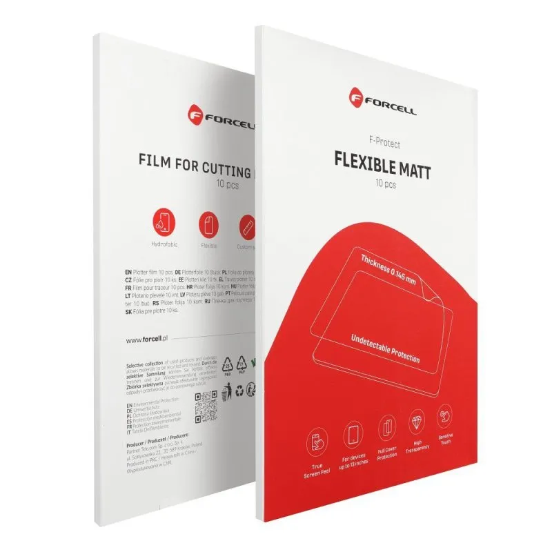 Folija za masinu za secenje Forcell F-Protect Flexible TABLET MATT za tablete do 13" 10 kom