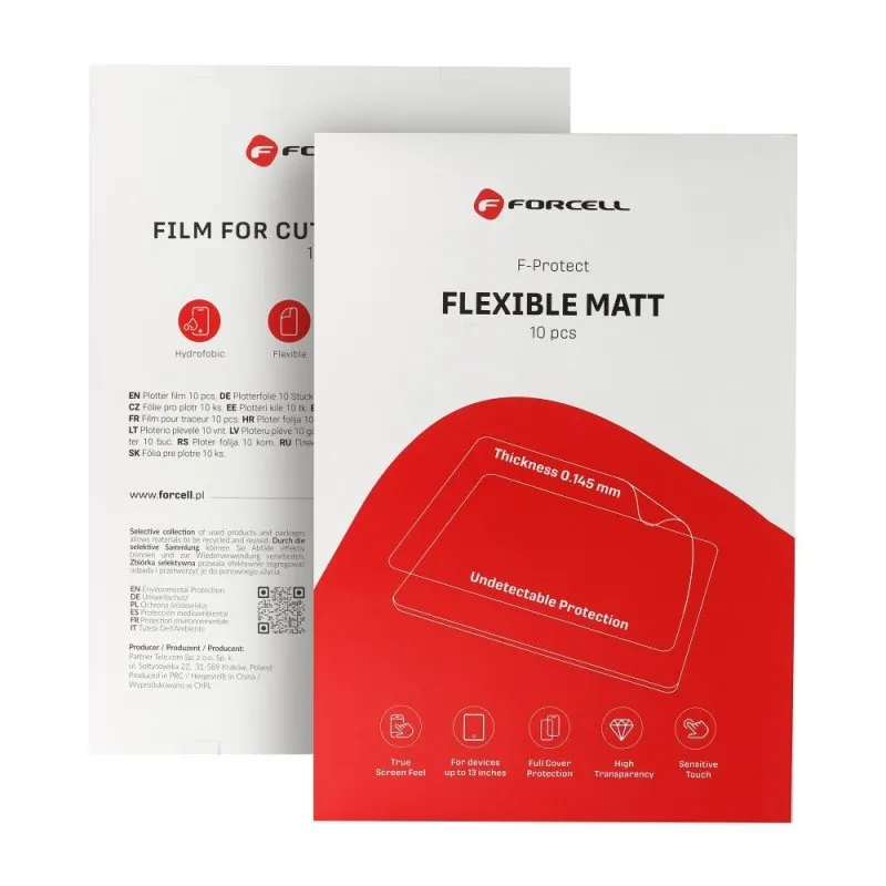 Folija za masinu za secenje Forcell F-Protect Flexible TABLET MATT za tablete do 13" 10 kom