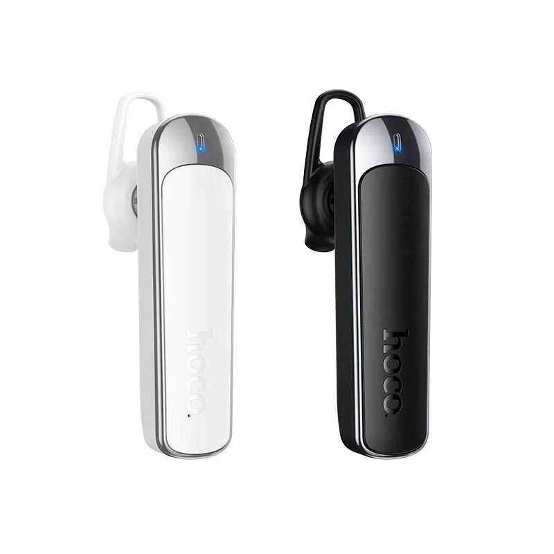 Bezicna mono slusalica Hoco E201 ENC Bluetooth 6.0 130 mAh bela
